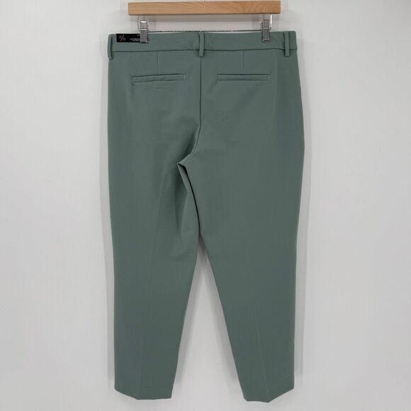 Liverpool Los Angeles Kelsey Knit Trouser Pant Sea Green Women 12/31 Petite NWT - Picture 2 of 10